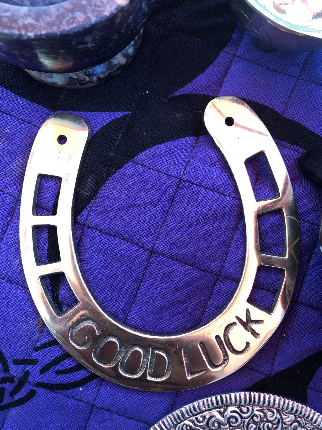 6 Brass Good Luck Horseshoe Door Frame Decor to Bring Good Luck in and