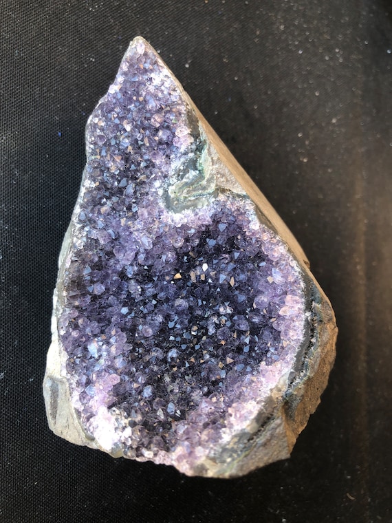 Amethyst Cathedral 3rd eye crystal healing gemstone; large/big crystals-amethyst tower 1-2 pounds