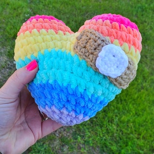 Heart Corazon Plush Amigurumi CUSTOM ORDER