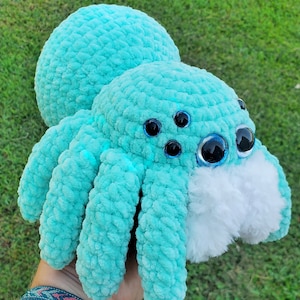 SPIDER tarantula  plushie Amigurumi CUSTOM ORDER Crochet
