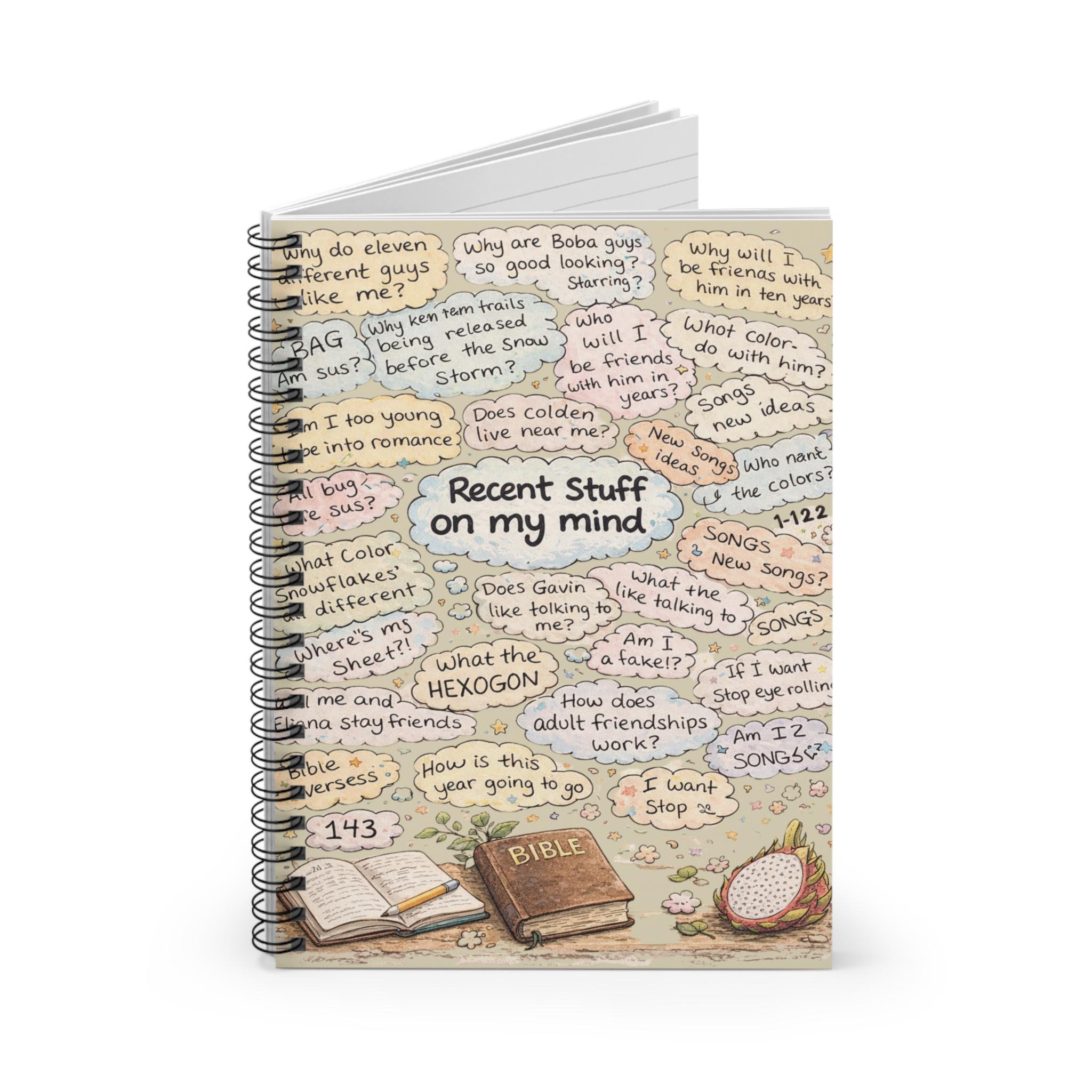 Brain Dump Notebook | Overthinking Journal | Mental Reset Notebook ...