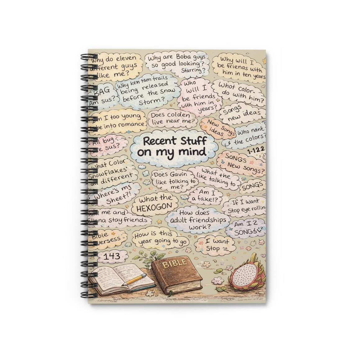 Brain Dump Notebook | Overthinking Journal | Mental Reset Notebook ...