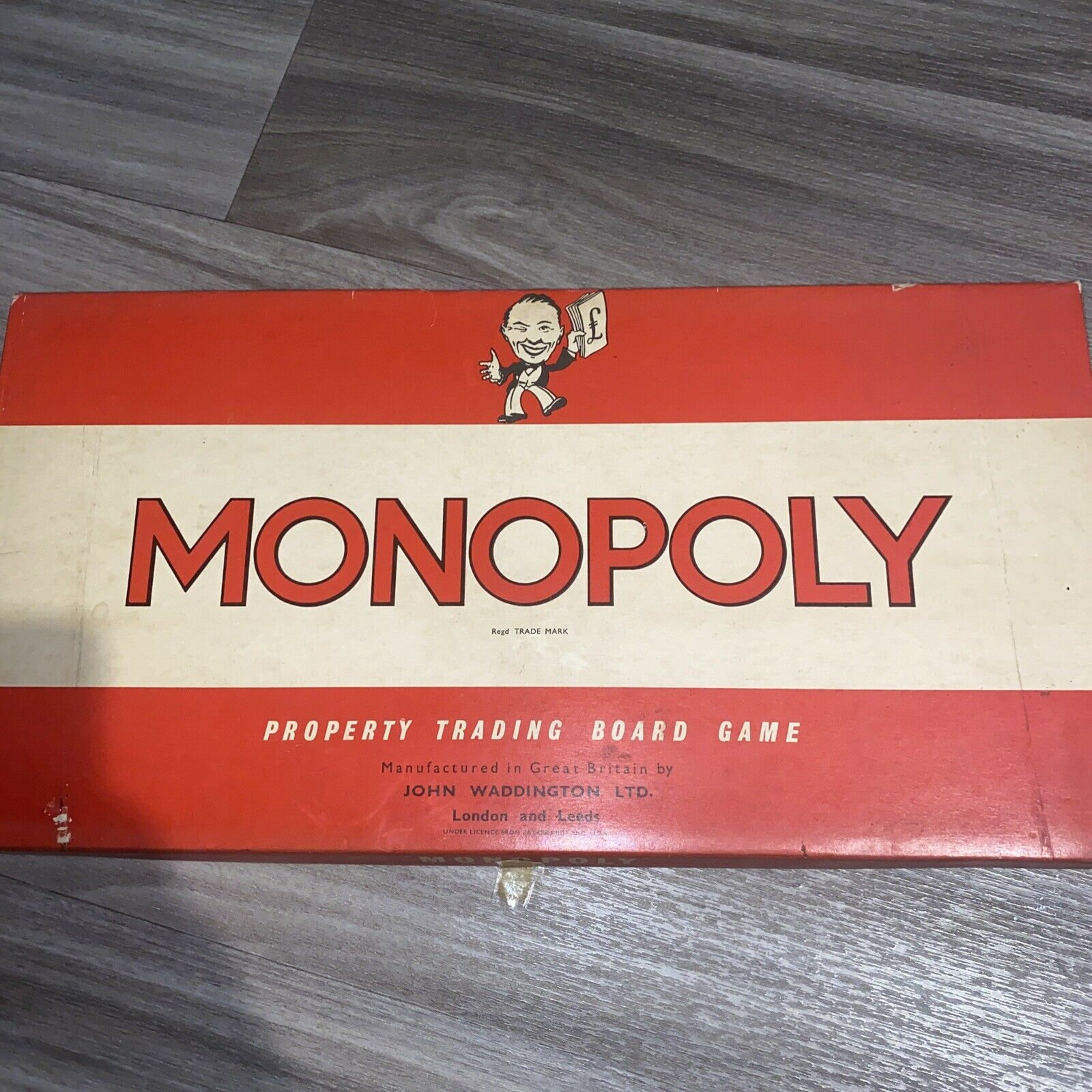 Vintage Classic Monopoly Board Game Complete Waddingtons Etsy
