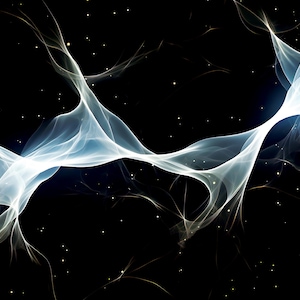 Cosmic Energy Digital Wallpaper for Desktop and Mobile | Futuristic Galaxy Light Wave Background | Abstract Sci Fi Universe Aesthetic Art
