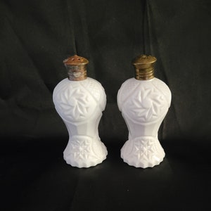 Milk Glass Salt and Pepper Shakers Quilt Pattern by Enesco