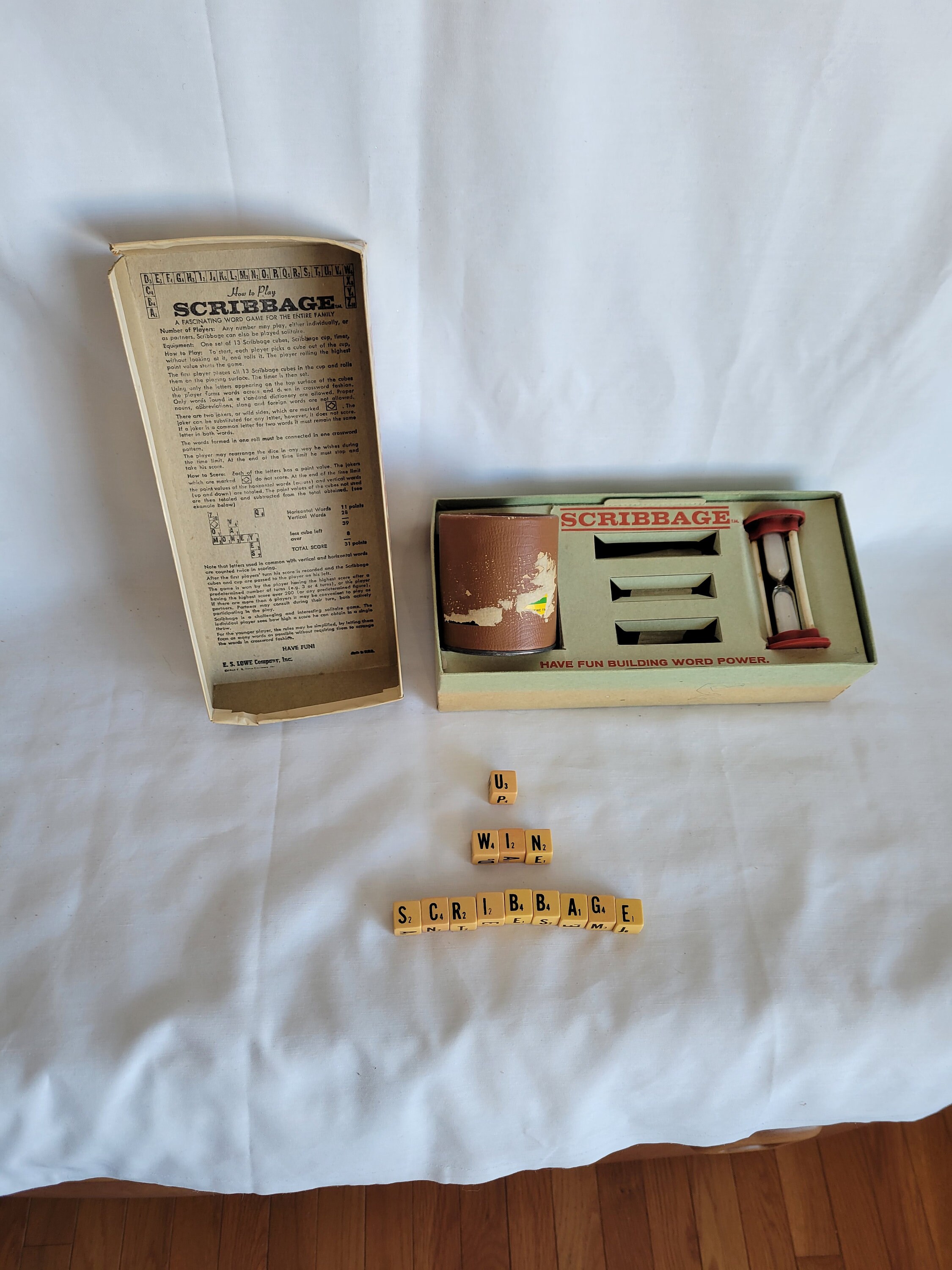 1963 Scribbage Word Game - Etsy
