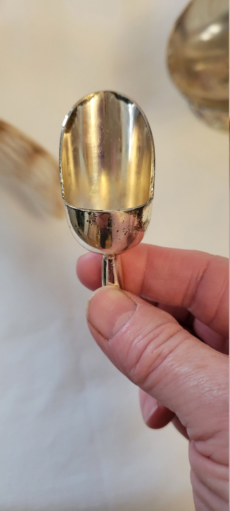 Vintage Sugar Scuttle With Scoop Etsy