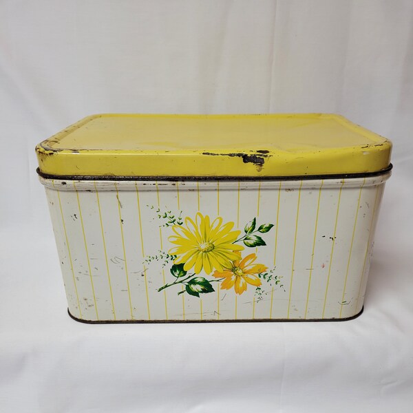 Yellow Bread Box Etsy