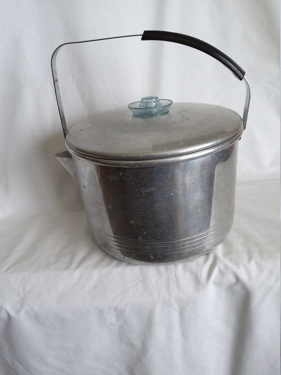 33 Cup Vintage Aluminum Drip Coffee Pot 