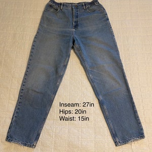 90’s Vintage L.L. Bean High Waisted Jeans - Size 12