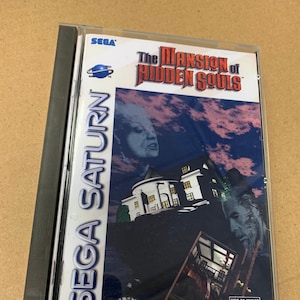 Mansion of Hidden Souls, Sega Saturn, custom case w/inserts & foam READ Description!