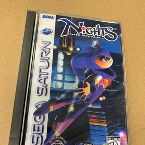 Nights into Dreams, Sega Saturn, custom case w/inserts & foam READ Description!