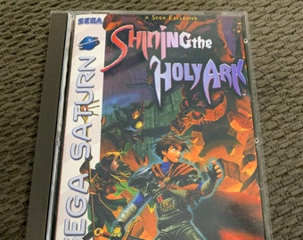 Shining the Holy Ark, Sega Saturn, custom case w/inserts & foam READ Description!