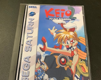 Keio 2, Sega Saturn, étui personnalisé avec inserts et mousse LISEZ la description !