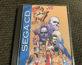 Fatal Fury Special, CD de Sega, estuche personalizado con inserciones y espuma ¡LEER descripción!