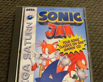 Sonic Jam, Sega Saturn, custom case w/inserts & foam READ Description!