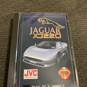 Jaguar XJ220, Sega CD, custom case w/inserts & foam READ Description!