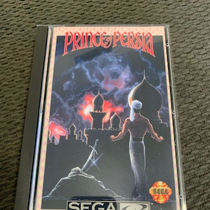 Prince of Persia, Sega CD, custom case w/inserts & foam READ Description!