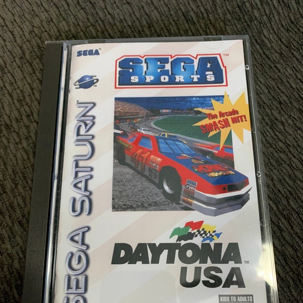 Daytona USA, Sega Saturn, custom case w/inserts & foam READ Description!
