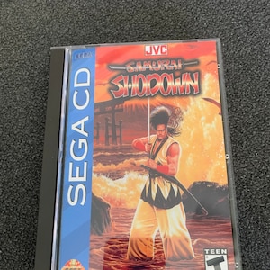 Samurai Showdown, Sega CD, custom case w/inserts & foam READ Description!