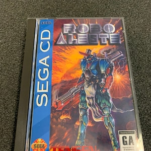 Robo Aleste, Sega CD, custom case w/inserts & foam READ Description!