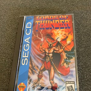 Lords of Thunder, Sega CD, custom case w/inserts & foam READ Description!