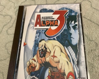 Street Fighter Alpha 3, Sega Dreamcast, custom case w/inserts & foam READ Description!