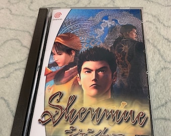 Shenmue, Sega Dreamcast, custom long box case w/inserts & foam READ Description!