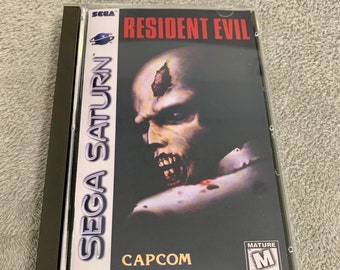 Resident Evil, Sega Saturn, replica case w/inserts & foam