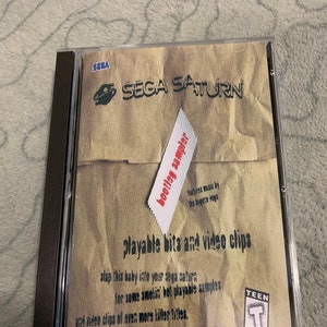 Bootleg Sampler, Sega Saturn, custom case w/inserts & foam READ Description image 1