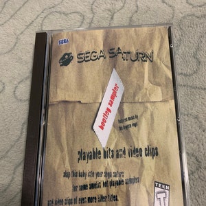 Bootleg Sampler, Sega Saturn, custom case w/inserts & foam READ Description!