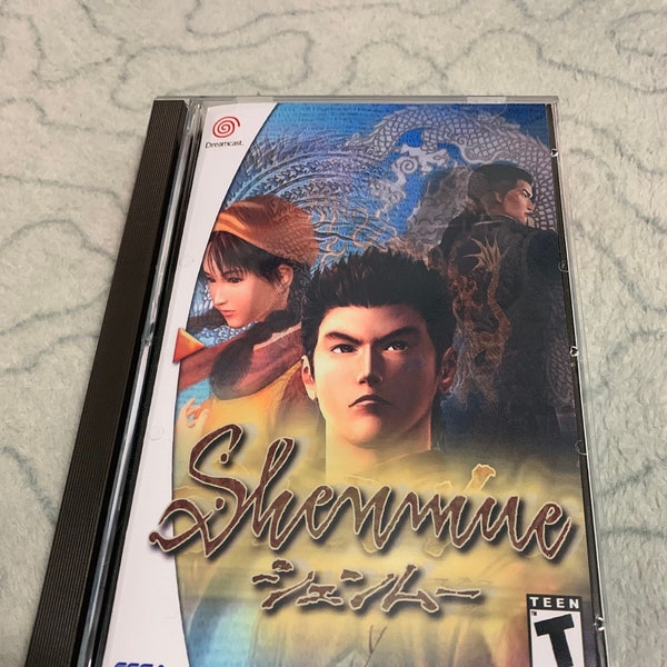 Shenmue, Sega Dreamcast, custom long box case w/inserts & foam READ Description!