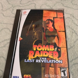 Tomb Raider the Last Revelation , Sega Dreamcast, benutzerdefinierte lange Box mit Einsätzen & Schaumstoff LESEN Beschreibung!