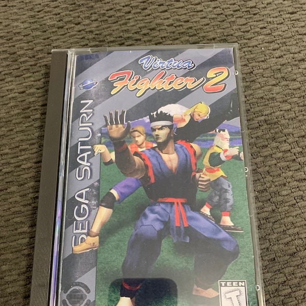 Virtua Fighter 2, Sega Saturn, custom case w/inserts & foam READ Description!