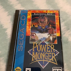 Power Monger, Sega CD, custom case w/inserts & foam READ Description!