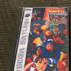 Marvel Super Heroes Sur Sega Saturn – CD Seul En Très Bon état