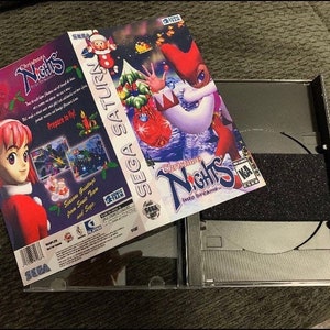 Christmas Nights into Dreams, Sega Saturn, custom case w/inserts & foam READ Description image 6