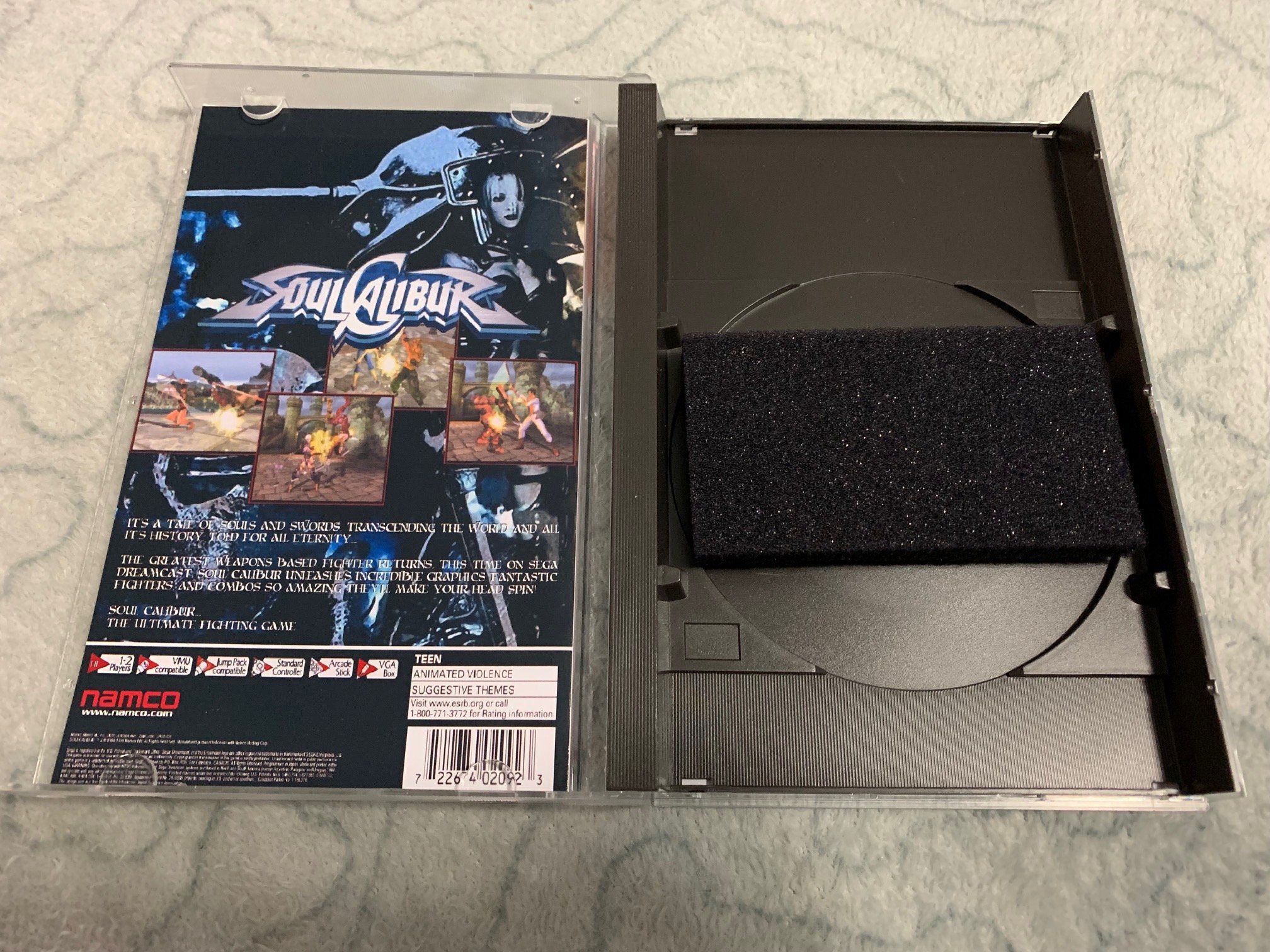 Jeu SOULCALIBUR Pour SEGA Dreamcast - Version PAL EU - Neuf Et Sous Blister Scellé !