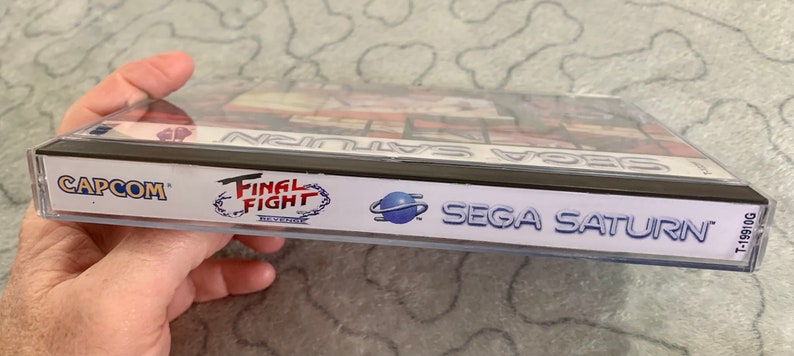 Final Fight Revenge, Sega Saturn, custom case w/inserts & foam READ Description image 3