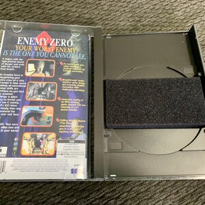 Enemy Zero, Sega Saturn, custom case w/inserts & foam READ Description image 5