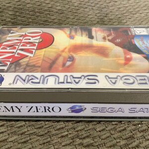 Enemy Zero, Sega Saturn, custom case w/inserts & foam READ Description image 3