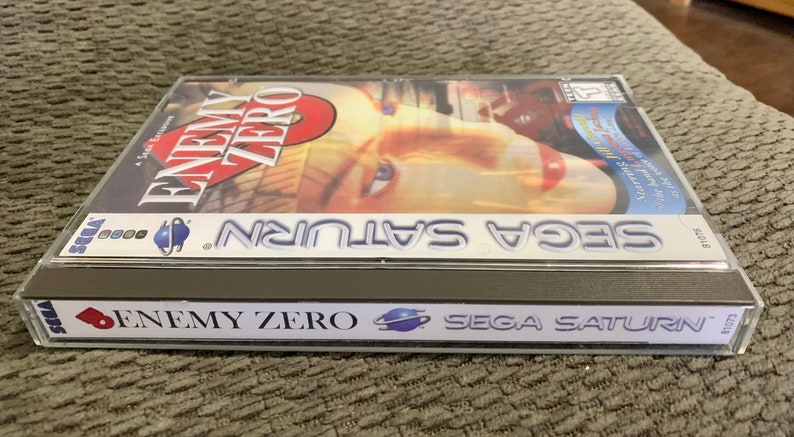 Enemy Zero, Sega Saturn, custom case w/inserts & foam READ Description image 3