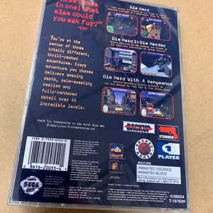 Die Hard Trilogy, Sega Saturn, custom case w/inserts & foam READ Description image 2