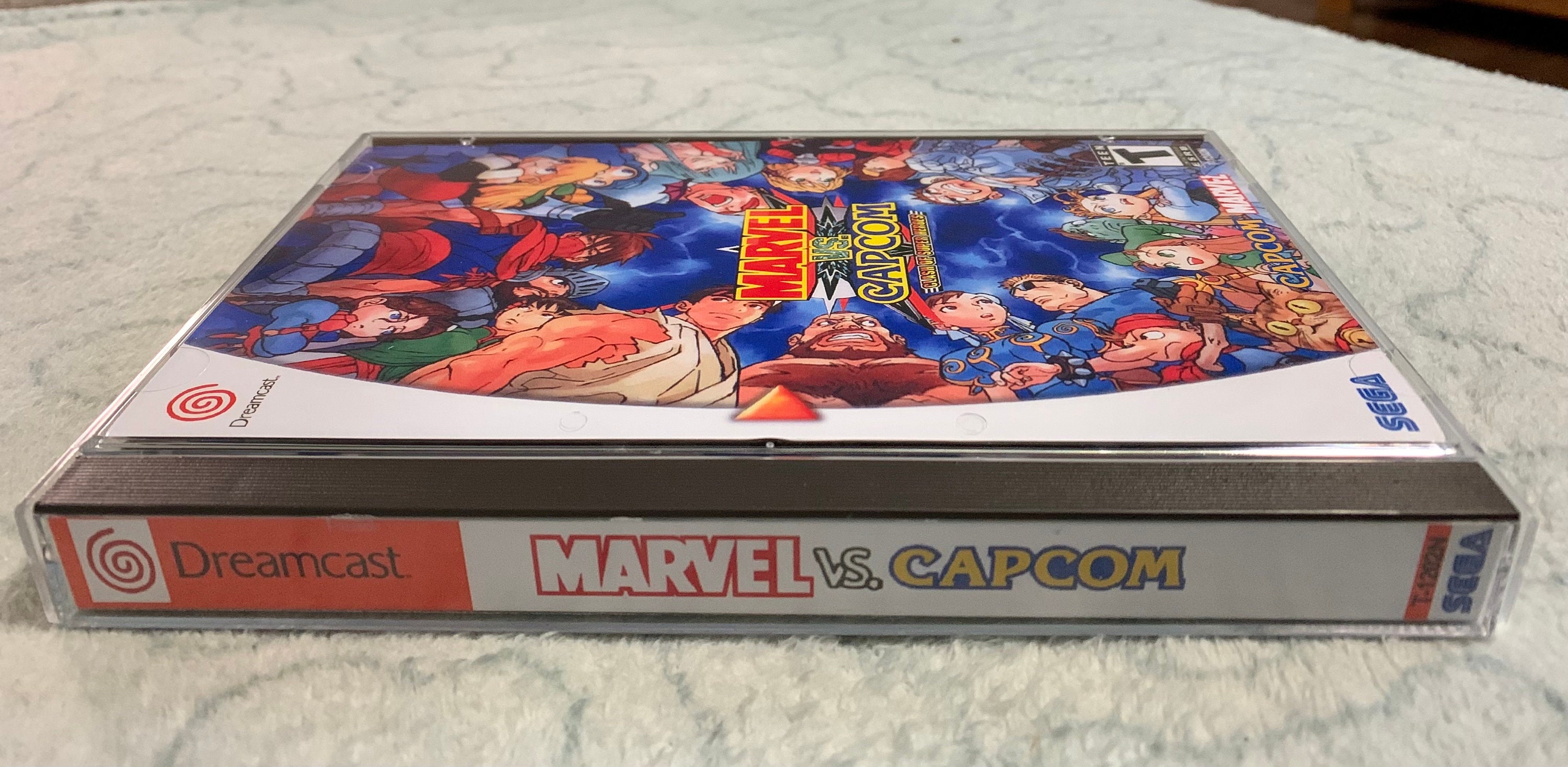 Marvel Vs Capcom, Sega Dreamcast, Custom Long Box Case W/inserts & Foam ...