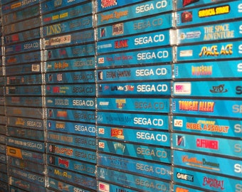 CD Sega, n'importe quel titre, étui personnalisé avec inserts et mousse, message S'IL VOUS PLAÎT avec le titre souhaité, lisez la description dans la liste pour plus de détails