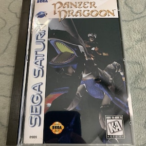 Panzer Dragoon, Sega Saturn, custom case w/inserts & foam READ Description!