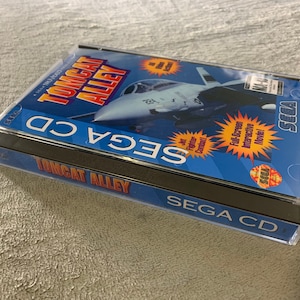 Tomcat Alley, Sega CD, custom case w/inserts & foam READ Description!