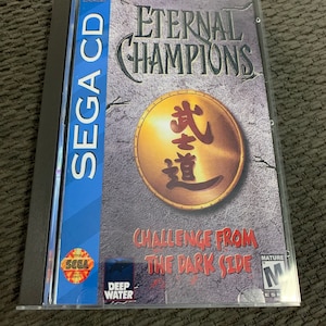 Eternal Champions, Sega CD, custom case w/inserts & foam READ Description!