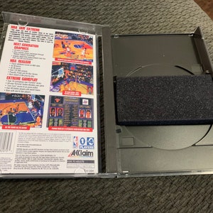 NBA Jam Extreme, Sega Saturn, coque personnalisée avec inserts et mousse LISEZ la description image 3