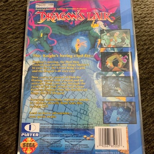 Dragon's Lair, Sega CD, custom case w/inserts & foam READ Description image 2